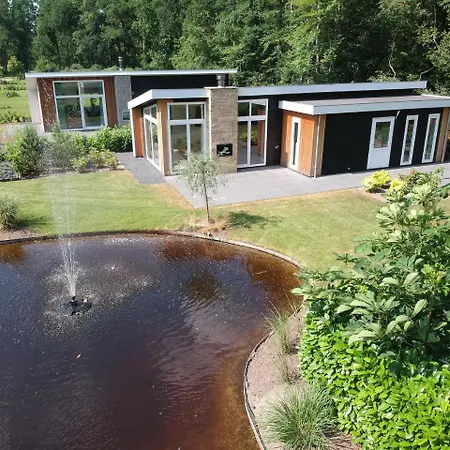 Chalet Modern Chalet With A Dishwasher, Near A Pond Oldebroek